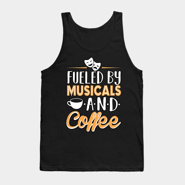 Musicals and Coffee Tank Top by KsuAnn